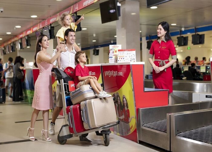mua thêm hành lý ký gửi ở sân bay của Vietjet
