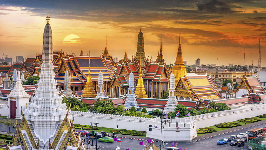 Cung điện Hoàng gia Grand Palace với kiến trúc hoàng gia độc đáo