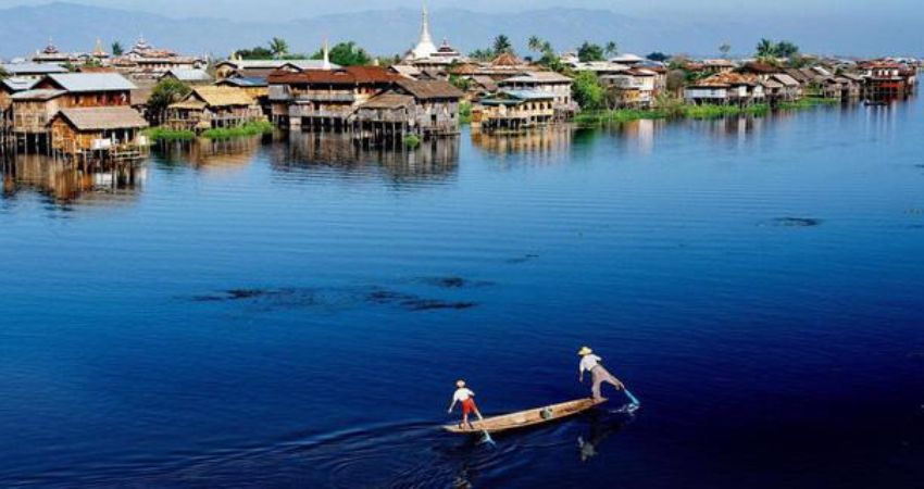 Tour hàng không Myanmar với không gian yên bình ở hồ Inle