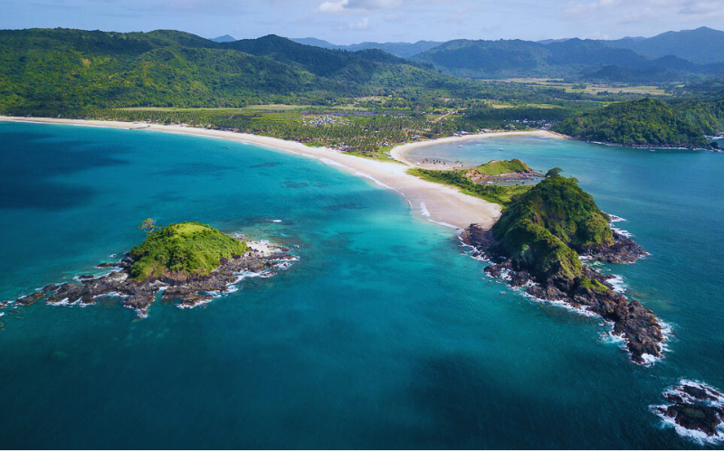 Khung cảnh thanh bình tại Nacpan Beach