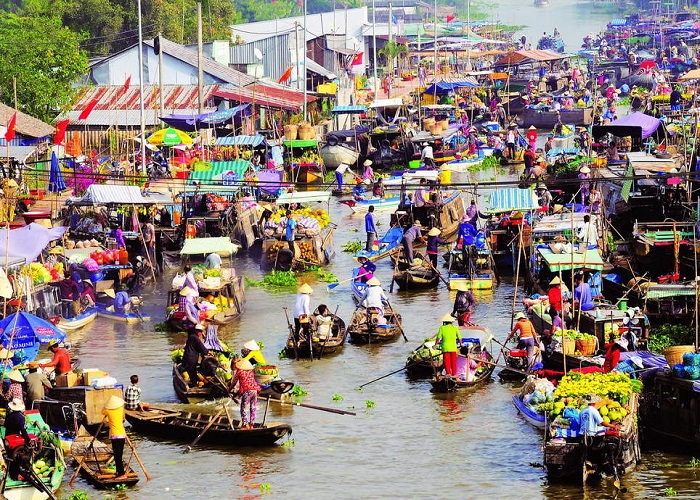 Chợ nổi cái Răng 