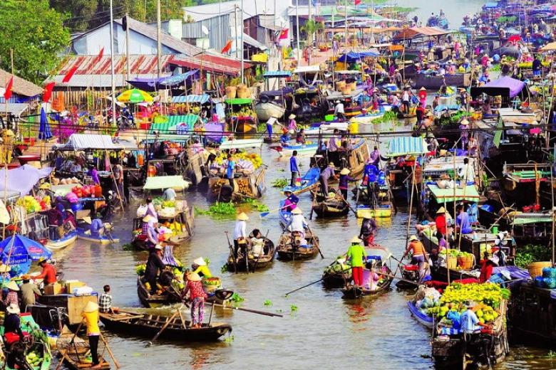 chợ nổi cái răng