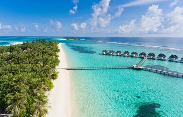 Thiên nhiên tươi mát ở Maldives