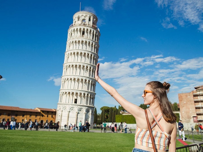Tháp nghiêng Pisa kiến trúc độc đáo