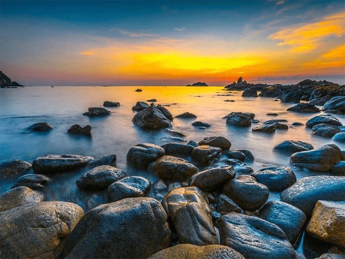 Vẻ thanh bình, thơ mộng của Ghềnh Ráng