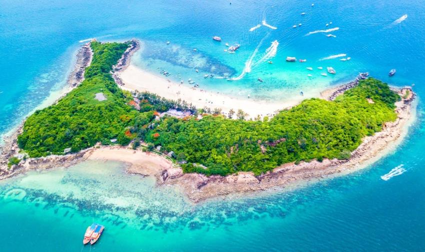 Đảo Coral là thiên đường du lịch nổi tiếng ở xứ Thái