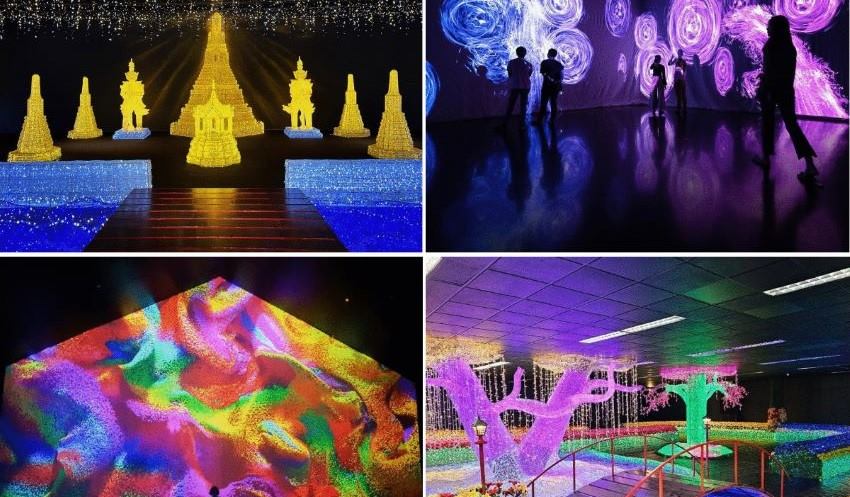 Vẻ đẹp lung linh tại Light Art Museum & Balloon Garden 