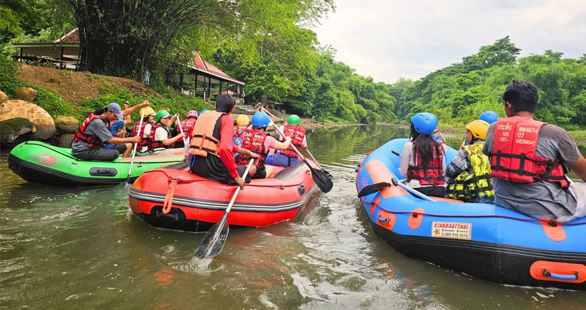 Tận hưởng không khí trong lành tại sông Long Klang