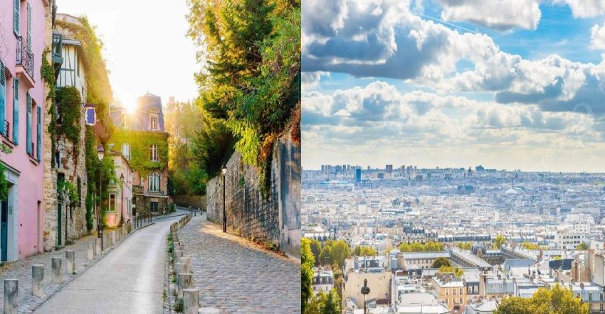 Cảnh sắc đồi Montmartre thơ mộng