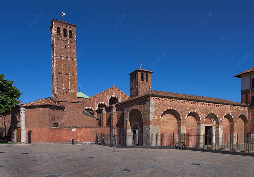 Lịch sử lâu đời và kiến trúc Romanesque ở thánh đường Basilica di Sant'Ambrogio