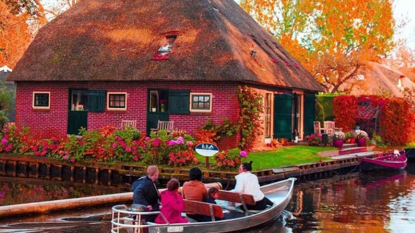 Làng cổ Giethoorn thơ mộng, xinh đẹp