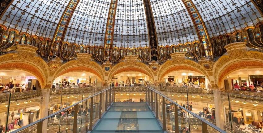 Mua sắm ở Galeries Lafayette Haussmann