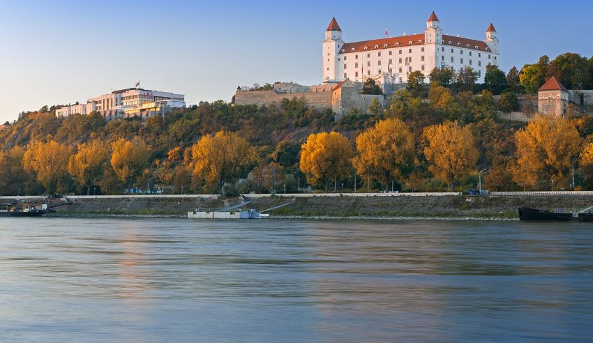 Kiến trúc cổ kính của lâu đài Bratislava