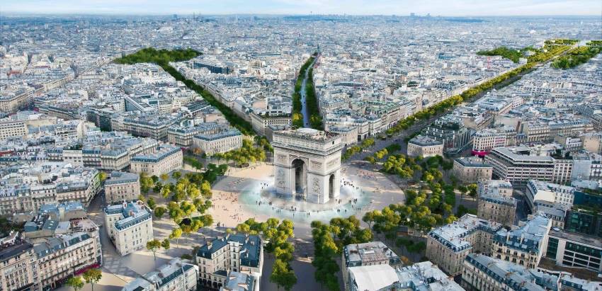 Đại lộ Champs Elysees lừng danh thế giới