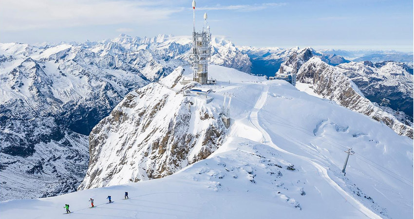 Núi tuyết Titlis sẽ là nơi lý tưởng để du khách trải nghiệm trượt tuyết