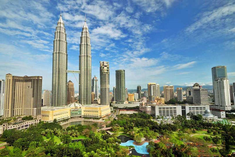 Tháp đôi Petronas ở Malaysia