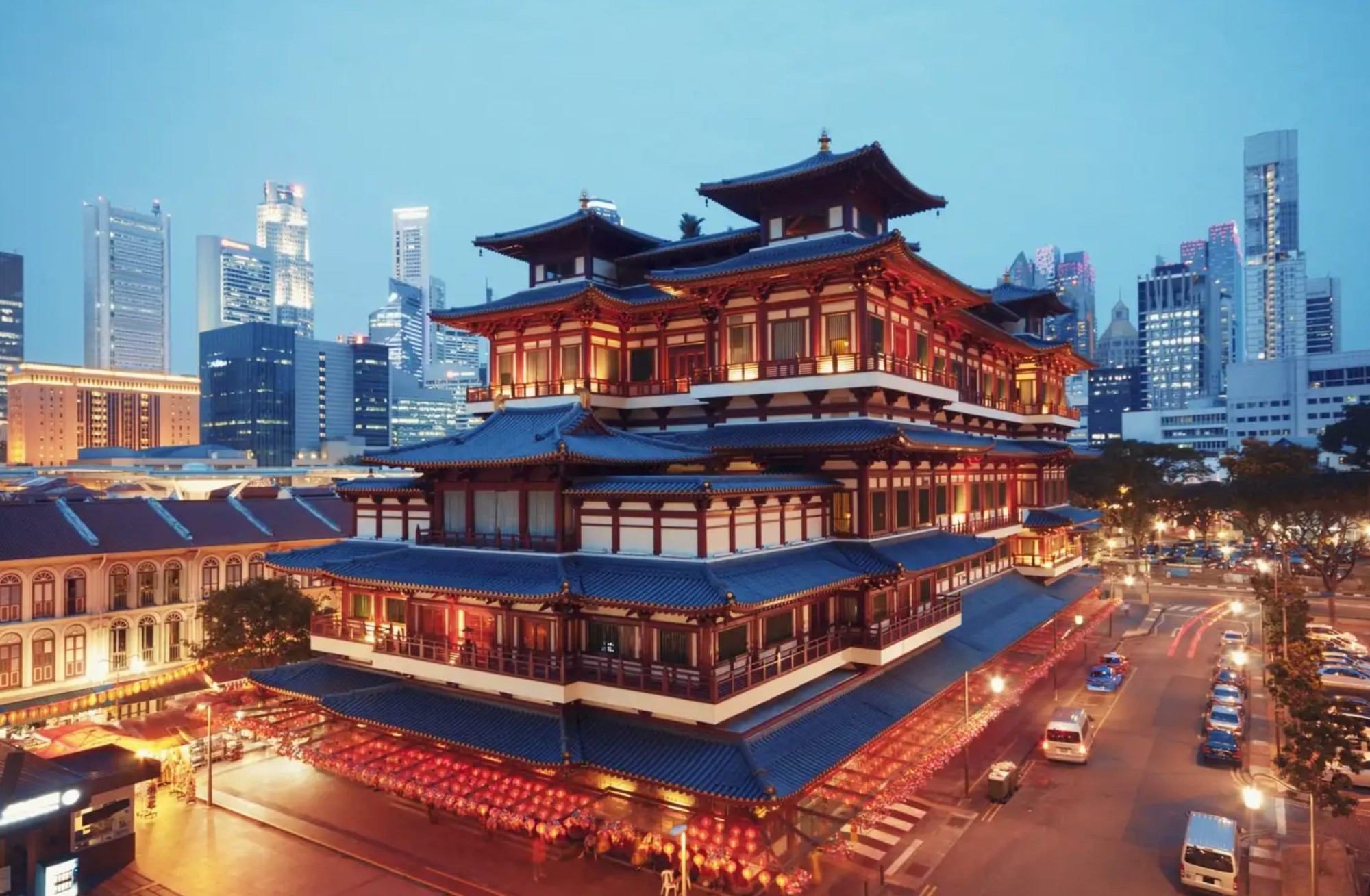 Phố người Hoa China Town ở Singapore