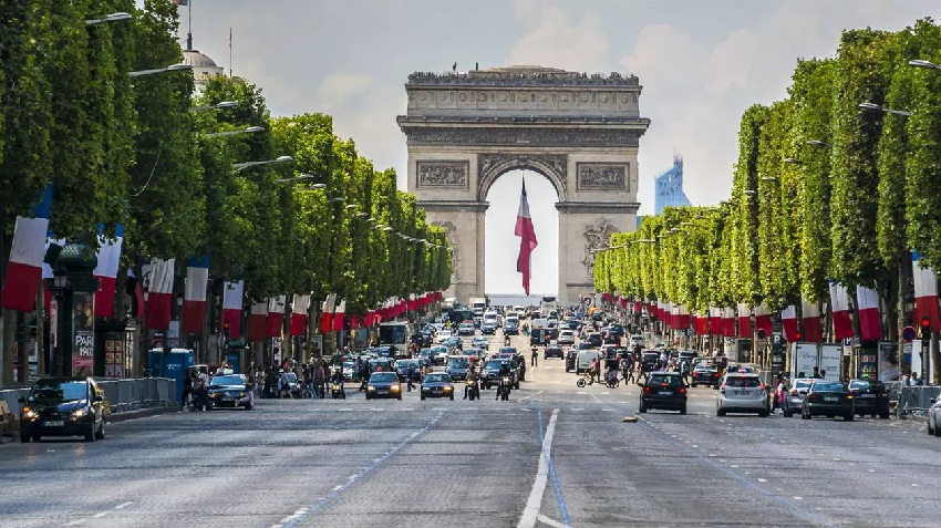 Đại lộ Champs-Elysees nơi tổ chức nhiều sự kiện lớn của nước Pháp