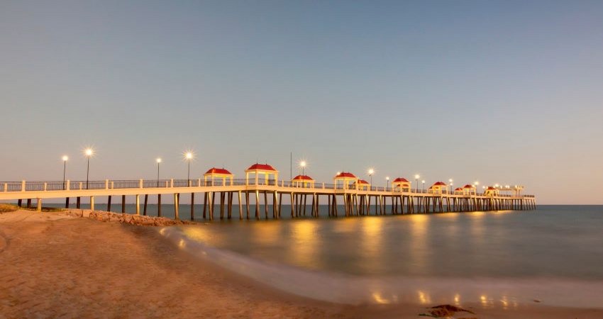 Cầu ngắm biển Hamptons Pier ở Hồ Tràm dài tới 800m 