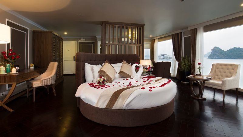 Phòng Era Suite với thiết kết giường tròn tinh tế