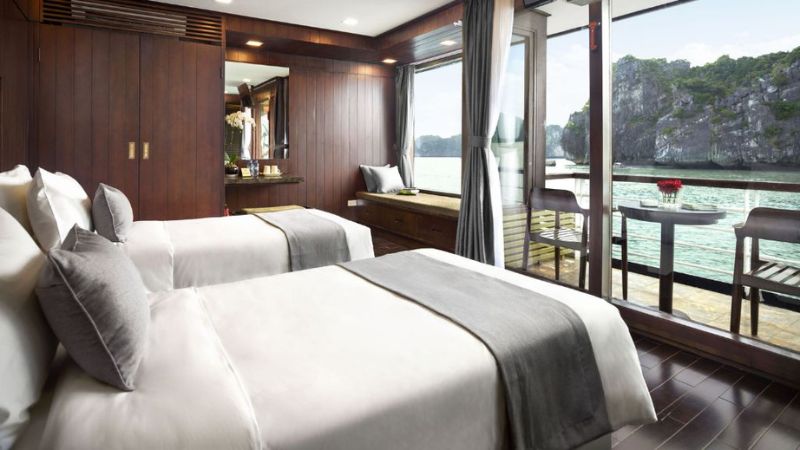 Phòng Family Premium có diện tích rộng rãi và tầm nhìn đẹp