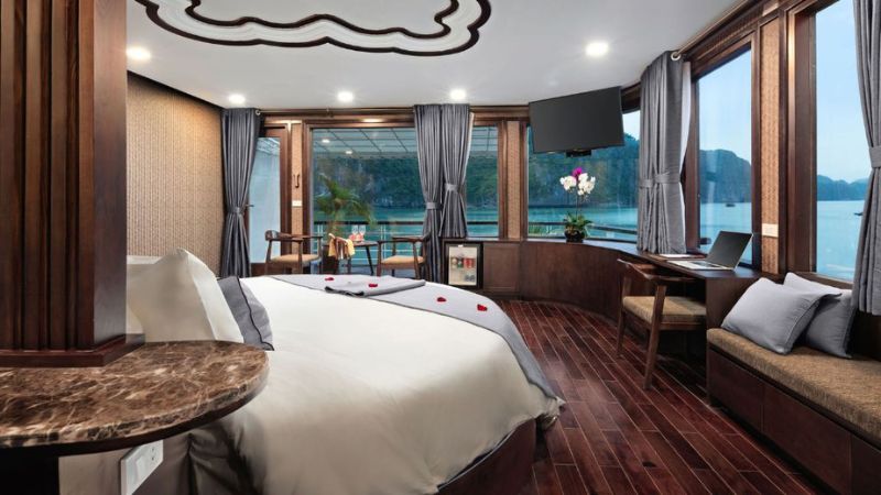 Exclusive Suite - phòng nghỉ sang trọng, đẳng cấp nhất trên du thuyền