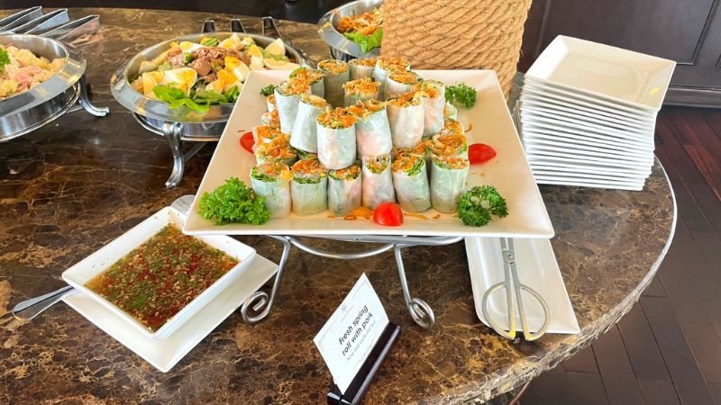 Buffet đa dạng hương vị ẩm thực