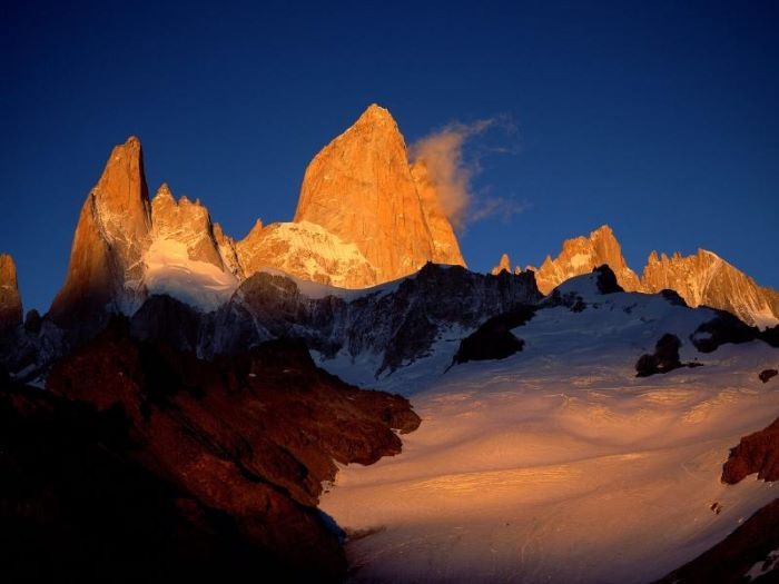 Ngọn núi “hút thuốc” nổi tiếng ở Monte Fitz Roy