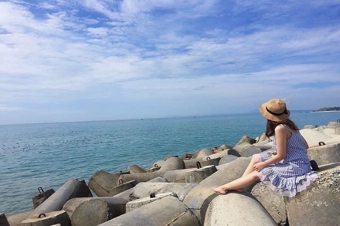 Cảnh đẹp yên bình ở bãi đá Ông Địa