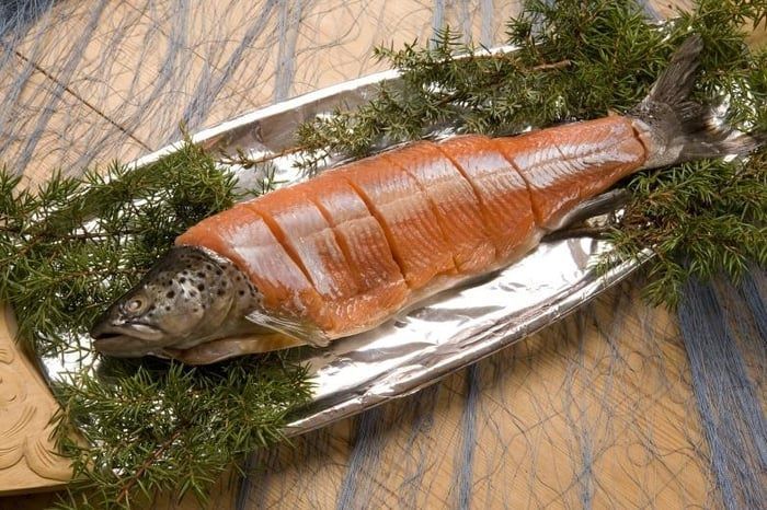 Món cá thối Rakfisk 
