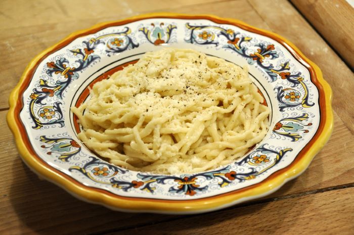 Đặc sản Tonnarelli Cacio e Pepe 