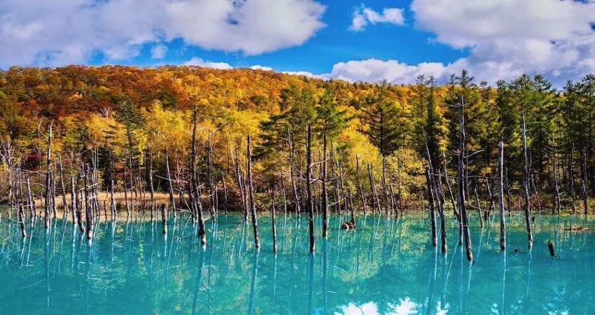 Hồ Xanh Biei (Blue Pond)