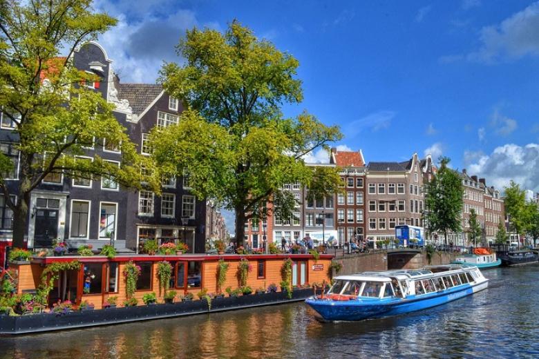 Trải nghiệm du thuyền trên kênh đào Amsterdam