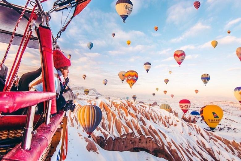 Ngắm khinh khí cầu ở Thổ Nhĩ Kỳ