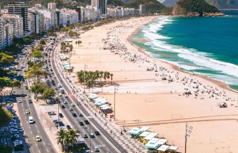Bãi biển Copacabana tuyệt đẹp