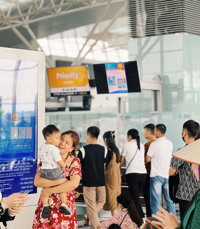 Hướng dẫn check in tại sân bay Nội Bài - Sân bay Nội Bài mở rộng các đường bay quốc tế