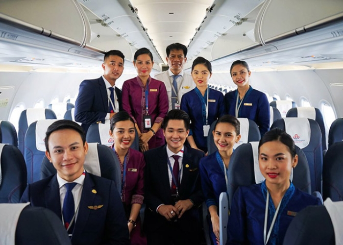 Hãng hàng không Campuchia - Cambodia Angkor Air được đánh giá cao về chất lượng dịch vụ