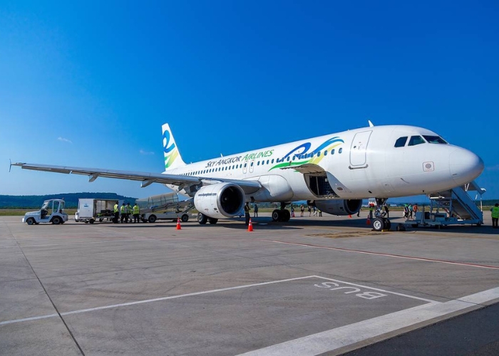 Hãng hàng không Campuchia - Sky Angkor Airlines khai thác các chuyến bay nội địa và quốc tế