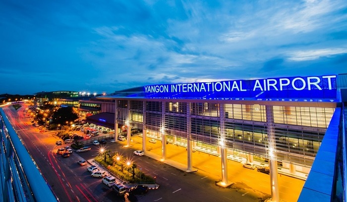 Vé máy bay đến Yangon từ Hà Nội hạng phổ thông  hạ cánh tại sân bay Yangon 