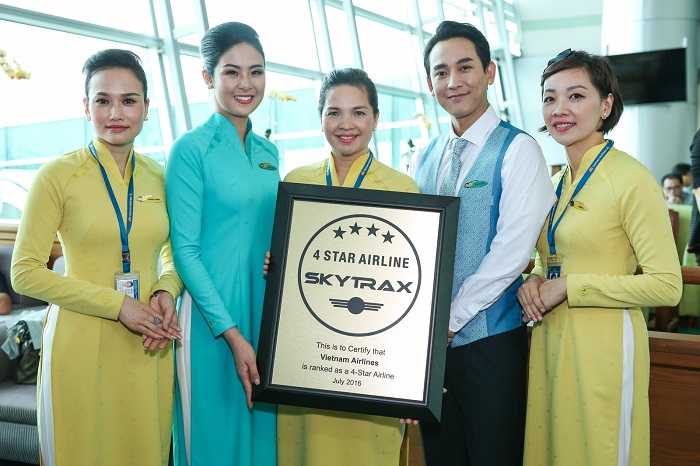 Tổ chức Skytrax chứng nhận 4 sao cho Vietnam Airlines