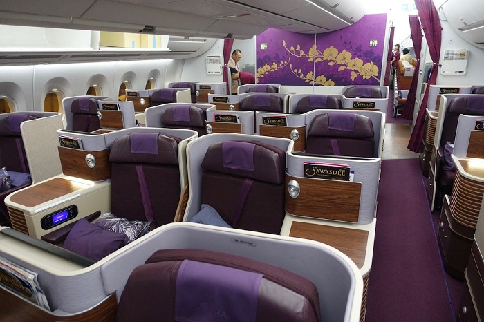các hạng ghế hãng hàng không Thai Airways