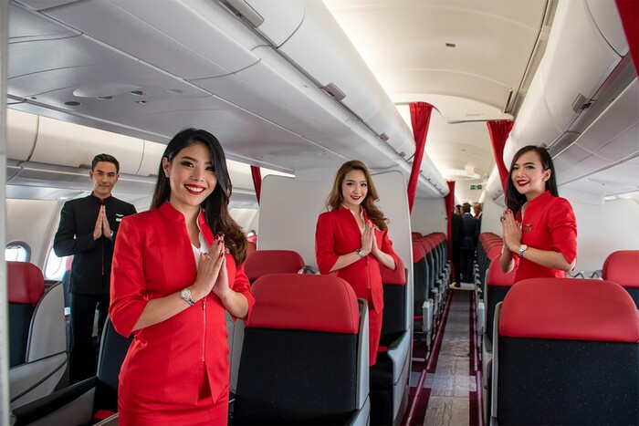 Thai AirAsia vẫn duy trì phong độ ấn tượng khi đứng đầu trong danh sách các hãng bay đúng giờ nhất khu vực Châu Á - Thái Bình Dương. Ảnh: EX-YU Aviation News