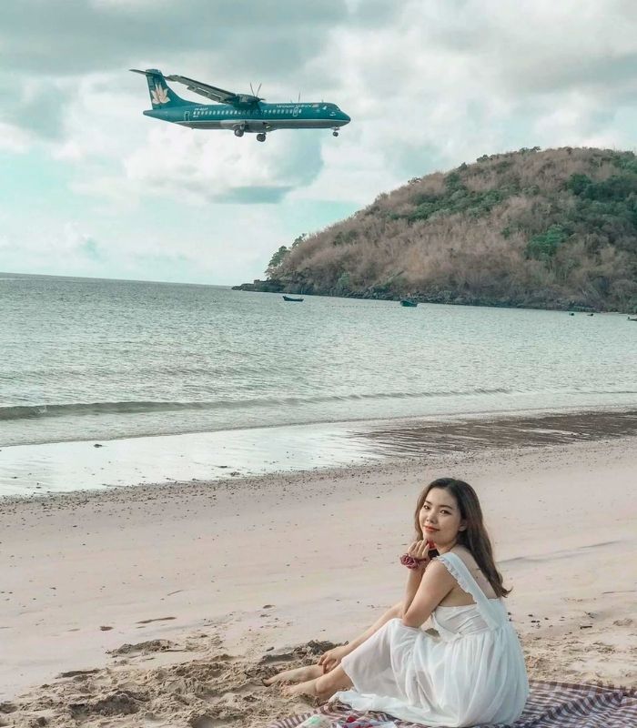 Kinh nghiệm săn ảnh máy bay hạ cánh tại Bãi Đầm Trầu