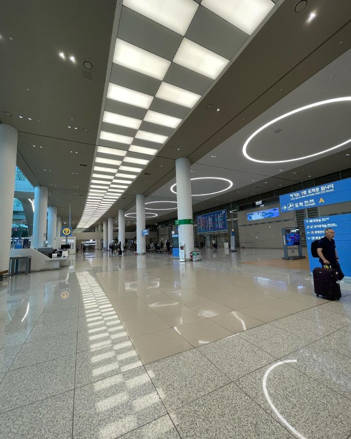 check-in tại sân bay Incheon đúng khu vực