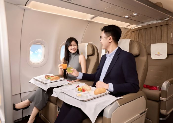 Suất ăn trên máy bay Sun PhuQuoc Airways