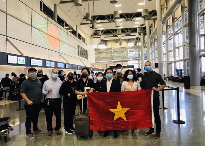 chuyến bay hồi hương từ Úc về Việt Nam