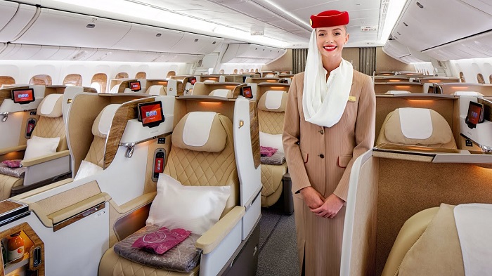 Tìm hiểu các hạng ghế của Emirates Airlines: Hạng Thương Gia