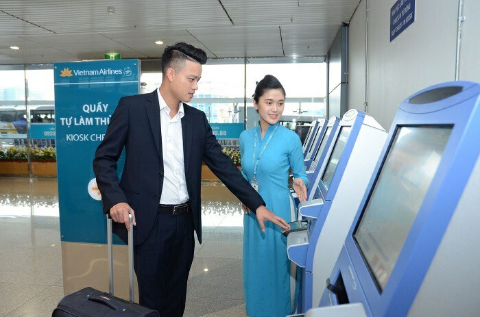 Check-in vé máy bay online Vietnam Airlines