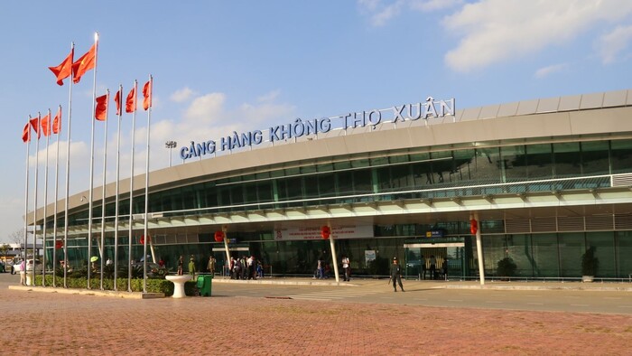 di chuyển từ sân bay Thọ Xuân về thành phố Thanh Hóa