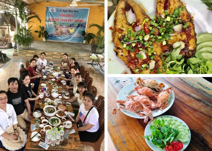 Quán ngon gần sân bay Tuy Hòa - Nhà Hàng Sân Vườn Tranh Quê